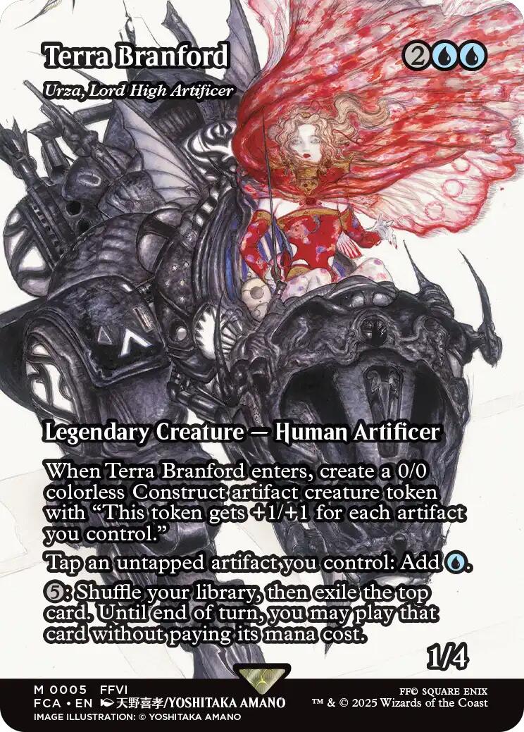 Terra Branford - Urza, Lord High Artificer (Showcase) [FINAL FANTASY : Through the Ages] | Jomio and Rueliete's Cards and Comics