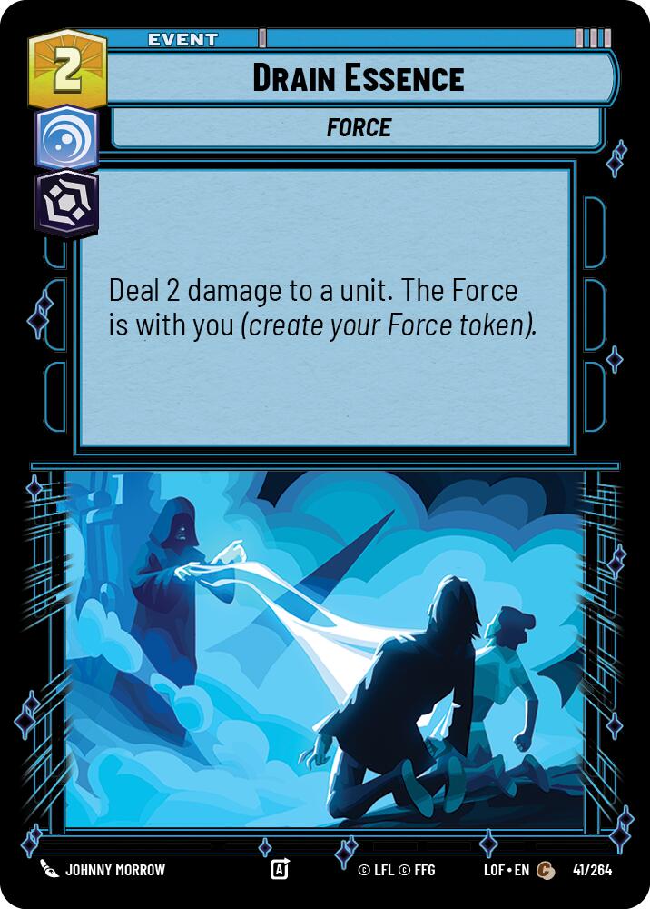 Drain Essence (41/264) (41/264) [Legends of the Force] | Jomio and Rueliete's Cards and Comics