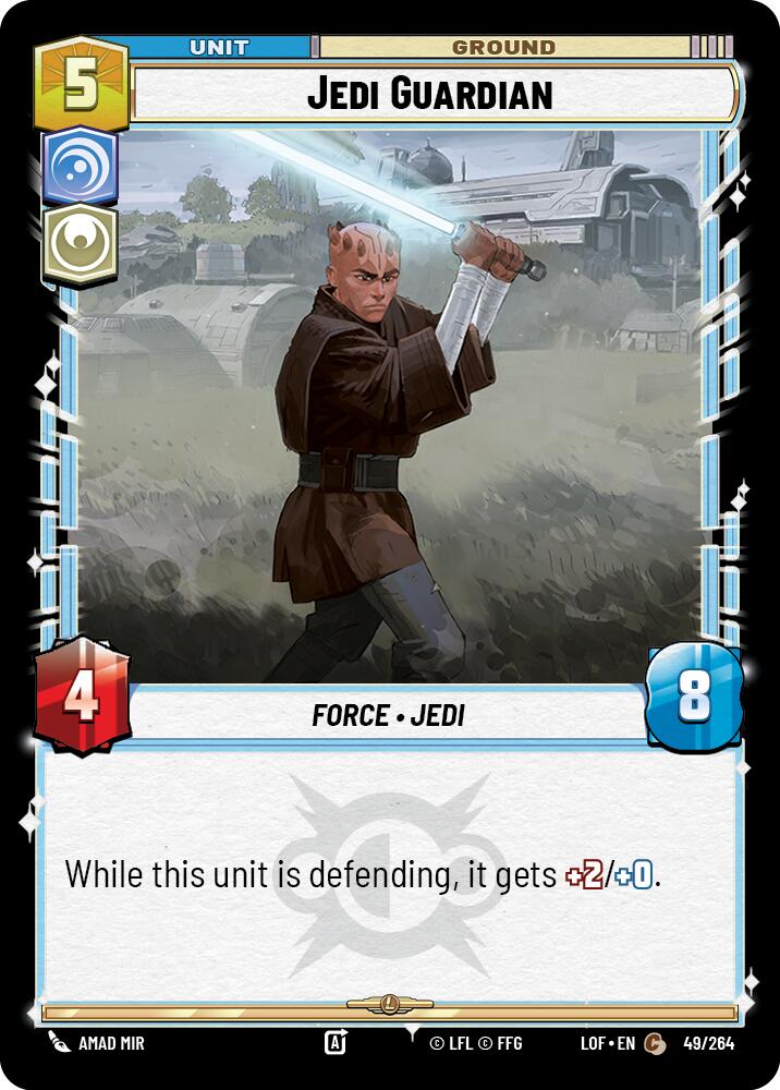 Jedi Guardian (49/264) (49/264) [Legends of the Force] | Jomio and Rueliete's Cards and Comics