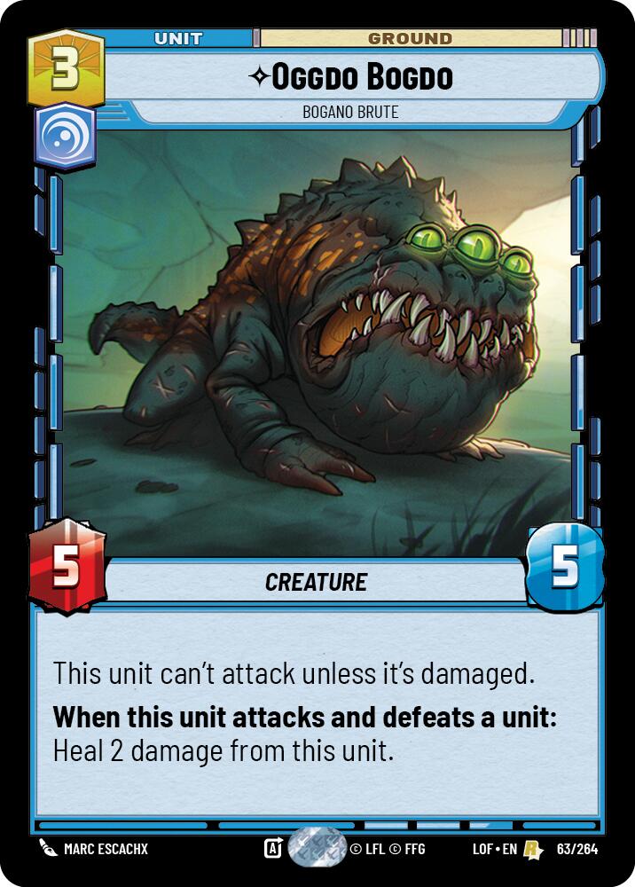 Oggdo Bogdo - Bogano Brute (63/264) (63/264) [Legends of the Force] | Jomio and Rueliete's Cards and Comics