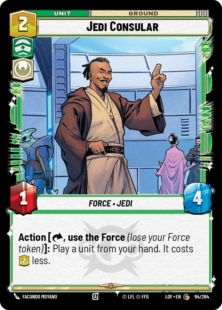 Jedi Consular (94/264) (94/264) [Legends of the Force] | Jomio and Rueliete's Cards and Comics