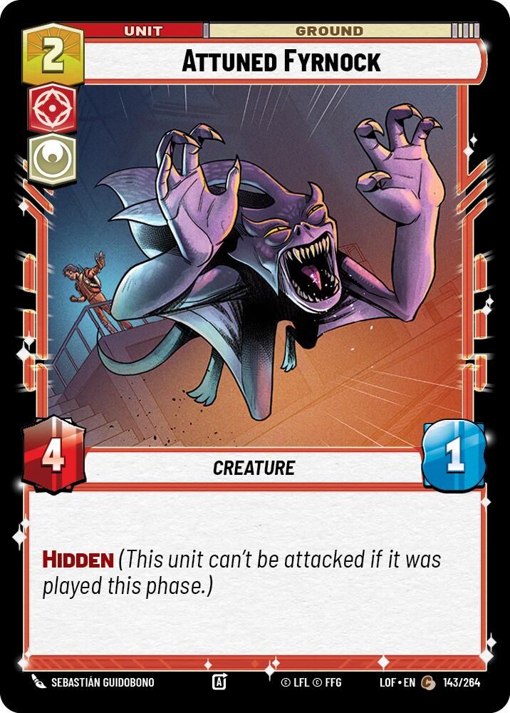 Attuned Fyrnock (143/264) (143/264) [Legends of the Force] | Jomio and Rueliete's Cards and Comics