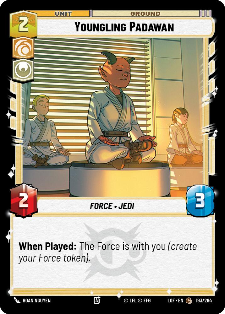 Youngling Padawan (193/264) (193/264) [Legends of the Force] | Jomio and Rueliete's Cards and Comics