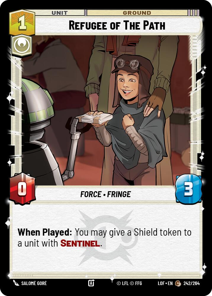 Refugee of The Path (242/264) (242/264) [Legends of the Force] | Jomio and Rueliete's Cards and Comics