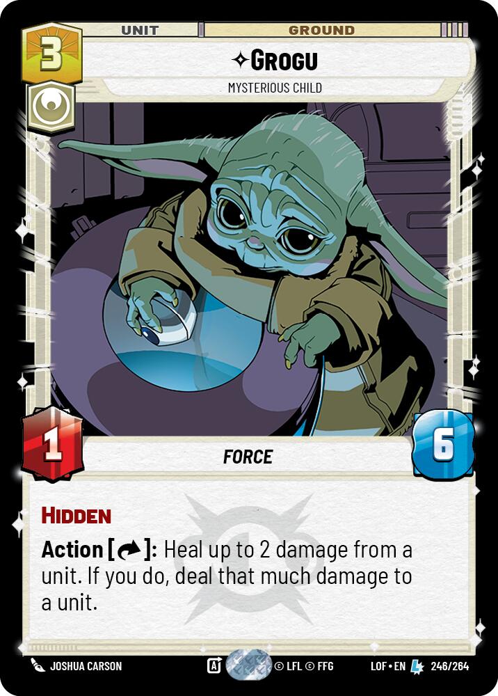 Grogu - Mysterious Child (246/264) (246/264) [Legends of the Force] | Jomio and Rueliete's Cards and Comics