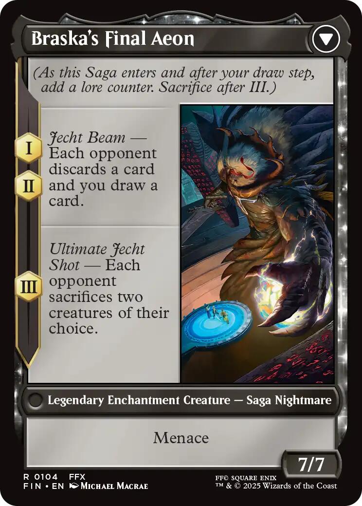 Jecht, Reluctant Guardian // Braska's Final Aeon [FINAL FANTASY] | Jomio and Rueliete's Cards and Comics