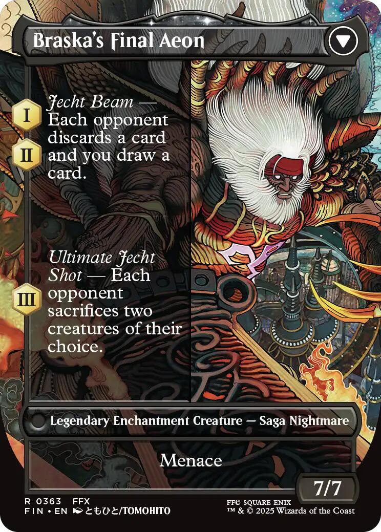 Jecht, Reluctant Guardian // Braska's Final Aeon (Borderless) [FINAL FANTASY] | Jomio and Rueliete's Cards and Comics