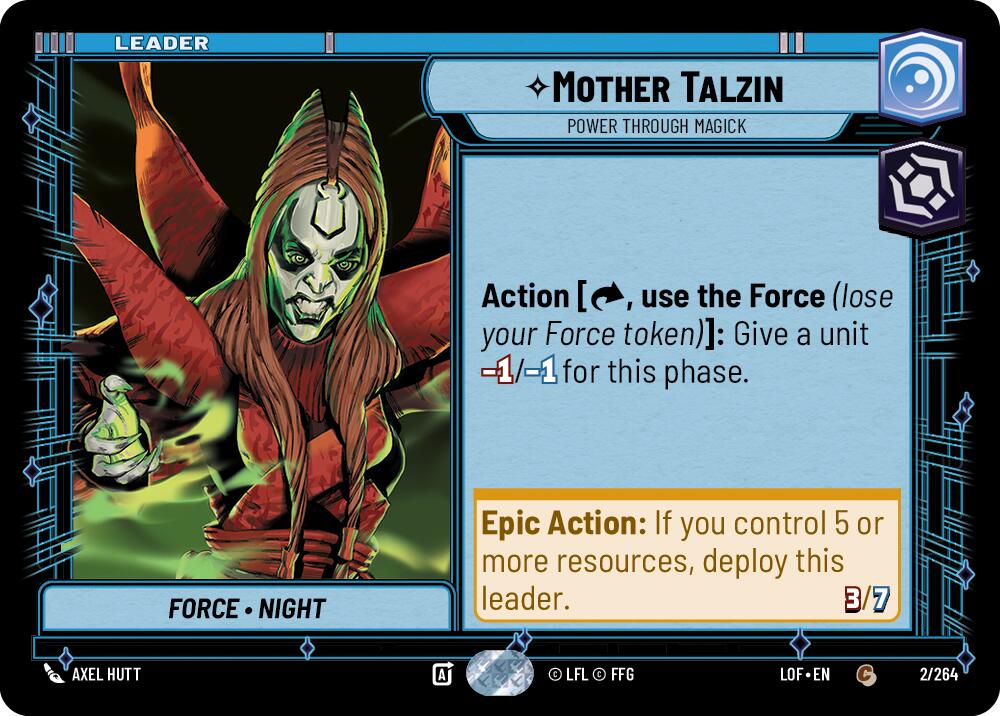 Mother Talzin - Power Through Magick (002/264) (002/264) [Legends of the Force] | Jomio and Rueliete's Cards and Comics