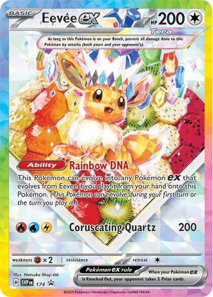 Eevee ex (174) [Scarlet & Violet: Black Star Promos] | Jomio and Rueliete's Cards and Comics