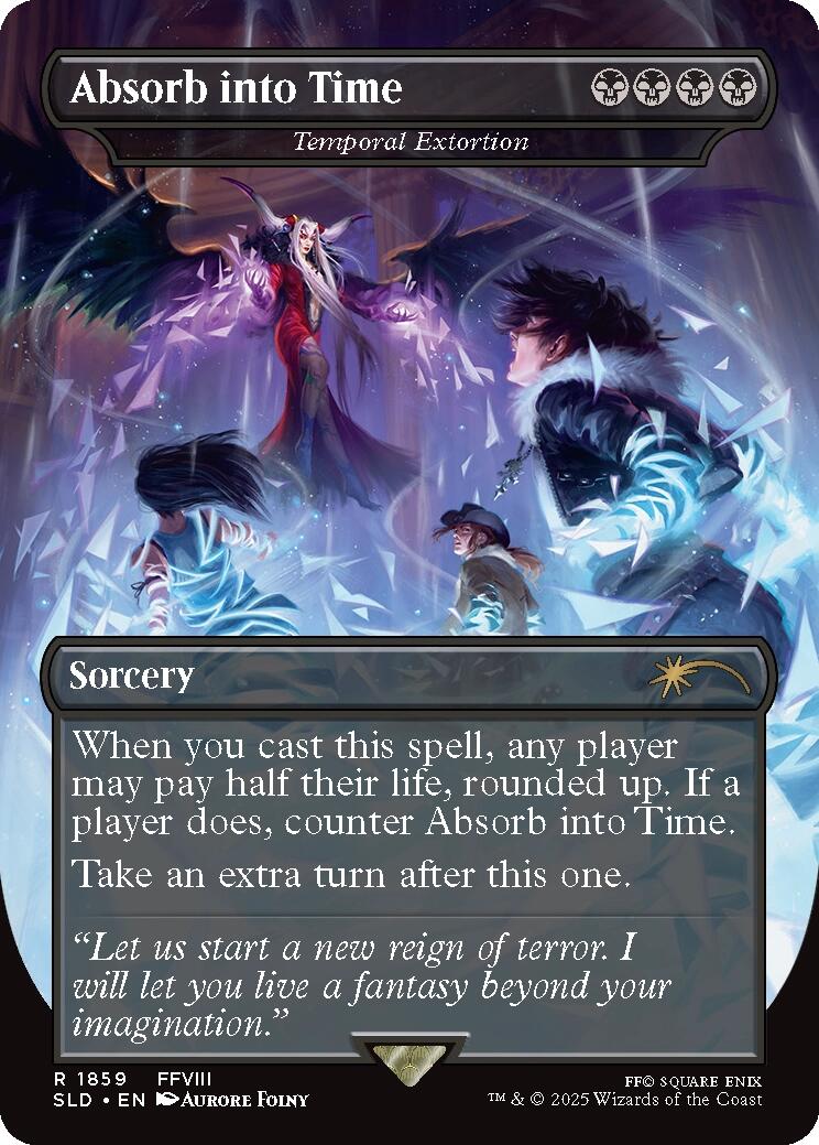 Absorb into Time - Temporal Extortion [Secret Lair Drop Series] | Jomio and Rueliete's Cards and Comics