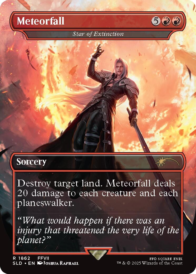 Meteorfall - Star of Extinction [Secret Lair Drop Series] | Jomio and Rueliete's Cards and Comics