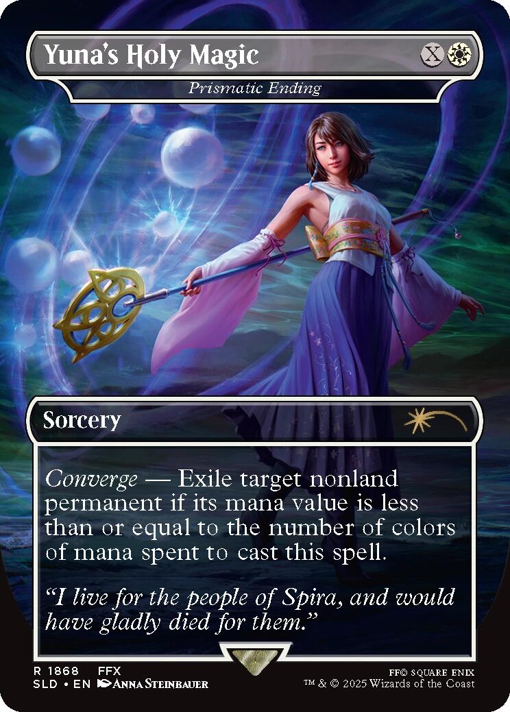 Yuna's Holy Magic - Prismatic Ending [Secret Lair Drop Series] | Jomio and Rueliete's Cards and Comics