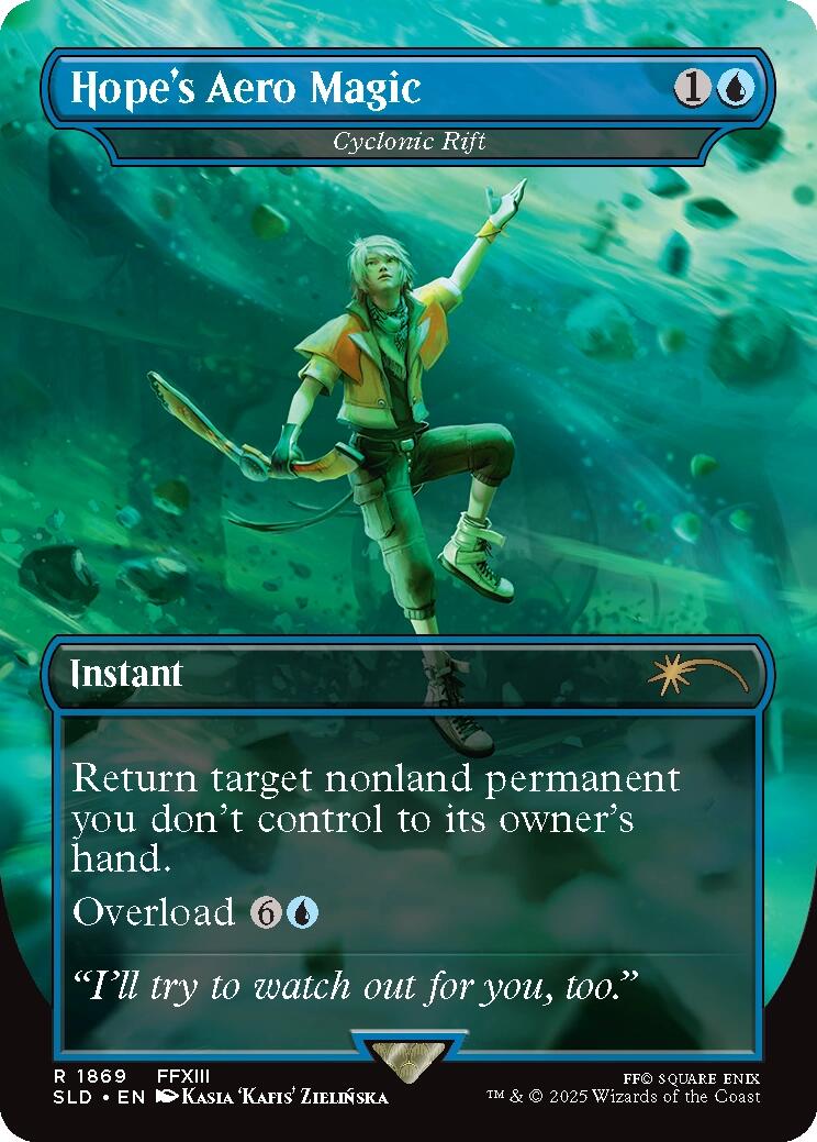 Hope's Aero Magic - Cyclonic Rift [Secret Lair Drop Series] | Jomio and Rueliete's Cards and Comics