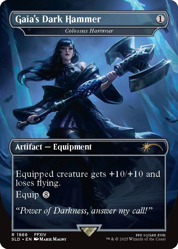 Gaia's Dark Hammer - Colossus Hammer [Secret Lair Drop Series] | Jomio and Rueliete's Cards and Comics