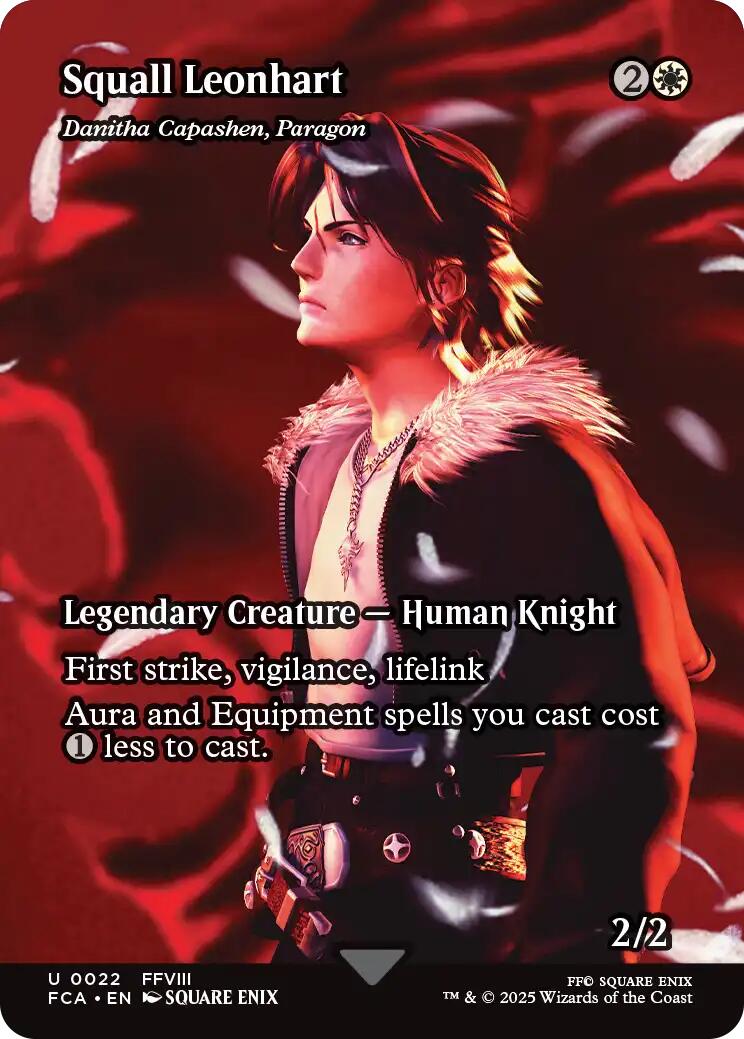 Squall Leonhart - Danitha Capashen, Paragon (Showcase) [FINAL FANTASY : Through the Ages] | Jomio and Rueliete's Cards and Comics