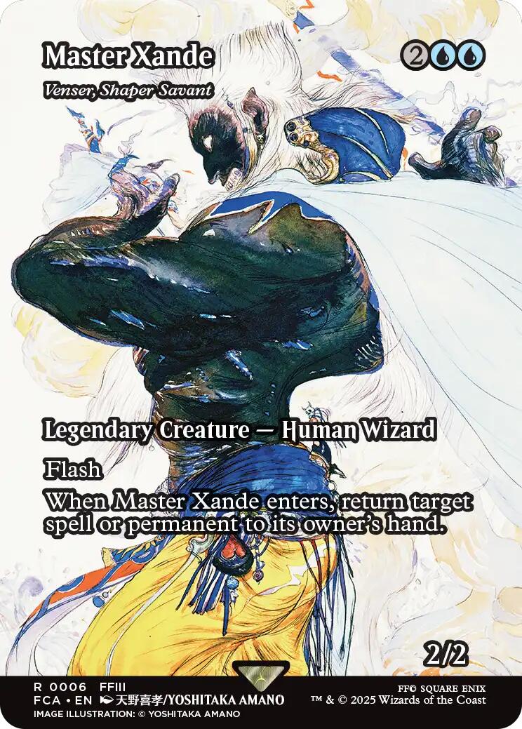 Master Xande - Venser, Shaper Savant (Showcase) [FINAL FANTASY : Through the Ages] | Jomio and Rueliete's Cards and Comics