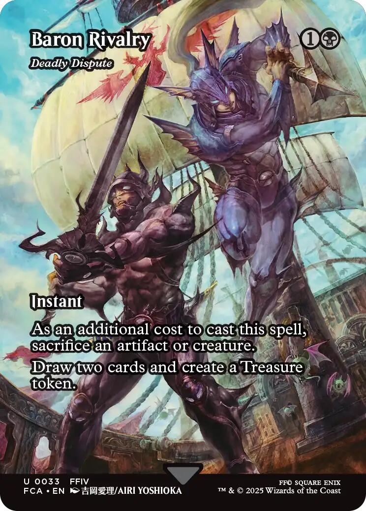 Baron Rivalry - Deadly Dispute (Showcase) [FINAL FANTASY : Through the Ages] | Jomio and Rueliete's Cards and Comics