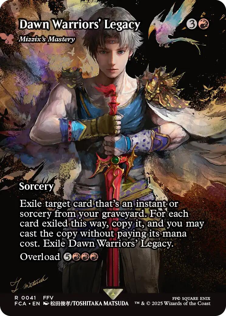 Dawn Warriors' Legacy - Mizzix's Mastery (Showcase) [FINAL FANTASY : Through the Ages] | Jomio and Rueliete's Cards and Comics