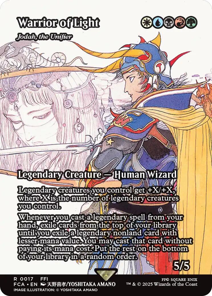 Warrior of Light - Jodah, the Unifier (Showcase) [FINAL FANTASY : Through the Ages] | Jomio and Rueliete's Cards and Comics