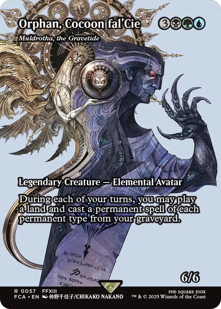 Orphan, Cocoon fal'Cie - Muldrotha, the Gravetide (Showcase) [FINAL FANTASY : Through the Ages] | Jomio and Rueliete's Cards and Comics