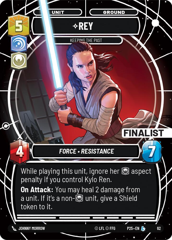 Rey (62) - Keeping the Past (Finalist) (62) [Store Showdown Promos] | Jomio and Rueliete's Cards and Comics