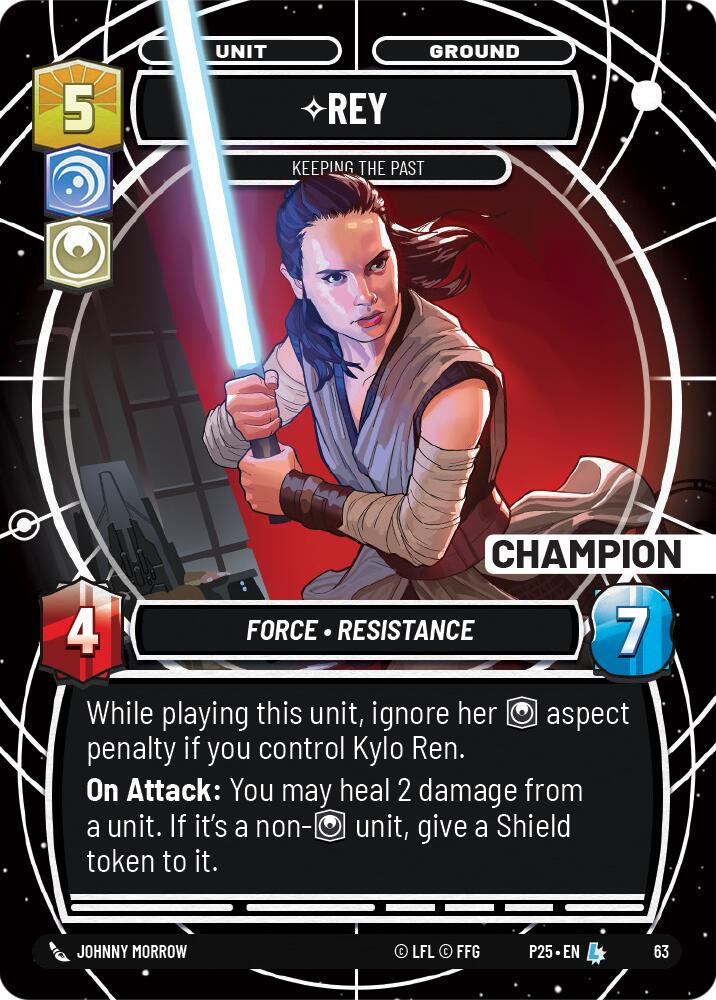 Rey (63) - Keeping the Past (Champion) (63) [Store Showdown Promos] | Jomio and Rueliete's Cards and Comics