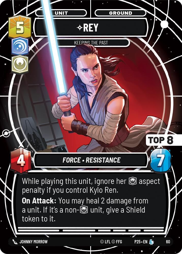 Rey (60) - Keeping the Past (Top 8) (60) [Store Showdown Promos] | Jomio and Rueliete's Cards and Comics