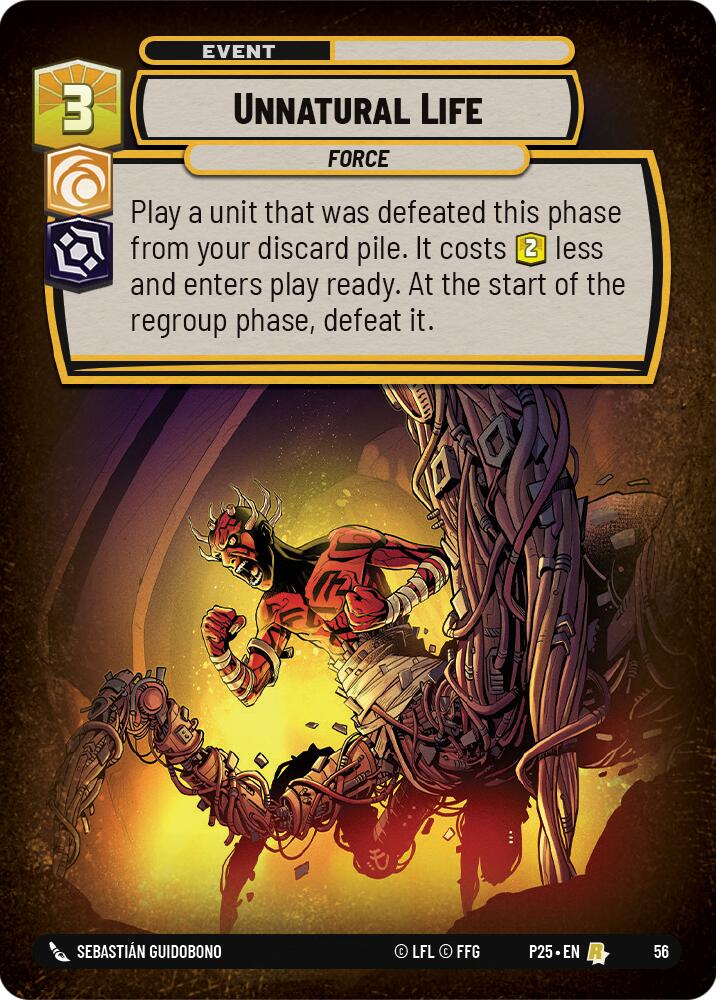 Unnatural Life (56) (56) [Store Showdown Promos] | Jomio and Rueliete's Cards and Comics