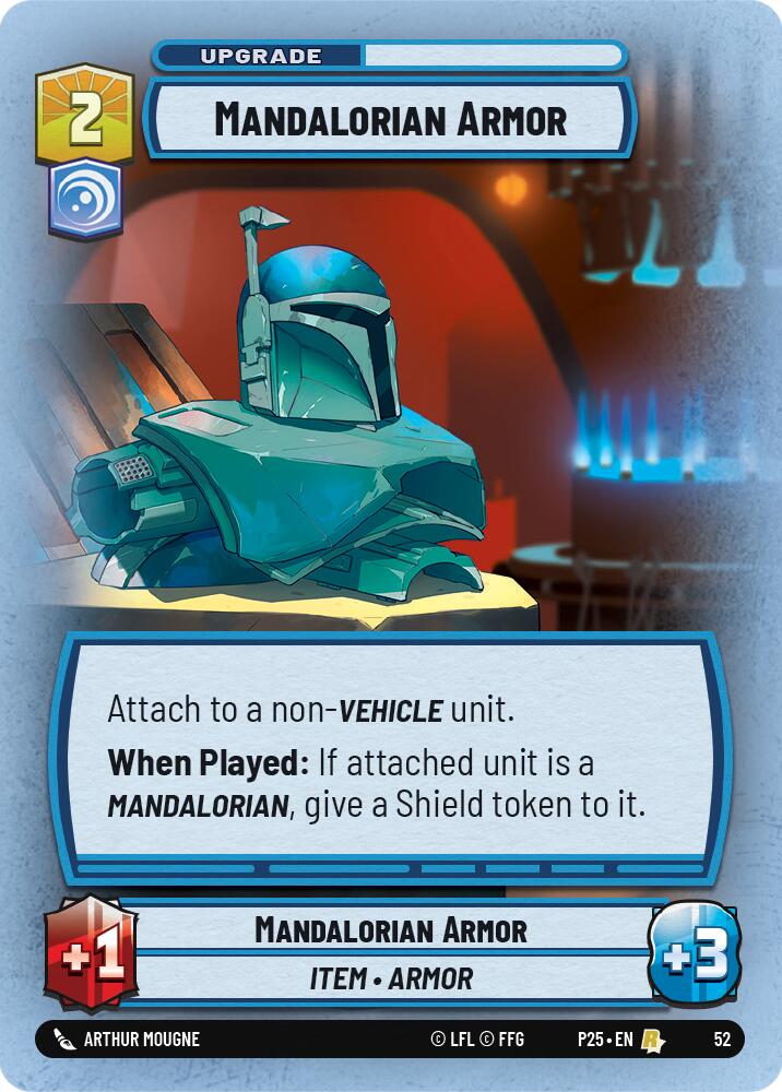 Mandalorian Armor (52) (52) [Store Showdown Promos] | Jomio and Rueliete's Cards and Comics