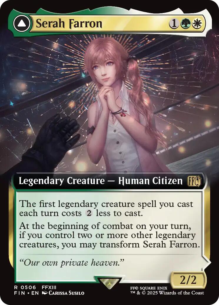 Serah Farron // Crystallized Serah (Extended Art) [FINAL FANTASY] | Jomio and Rueliete's Cards and Comics