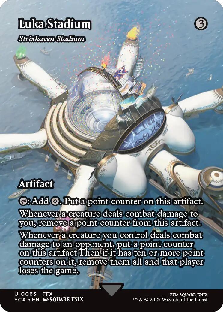 Luka Stadium - Strixhaven Stadium (Showcase) [FINAL FANTASY : Through the Ages] | Jomio and Rueliete's Cards and Comics