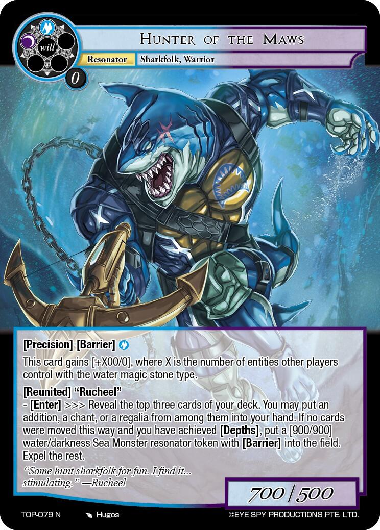 Hunter of the Maws (TOP-079 N) [Ten Oaths of Protopaterpolis' War] | Jomio and Rueliete's Cards and Comics