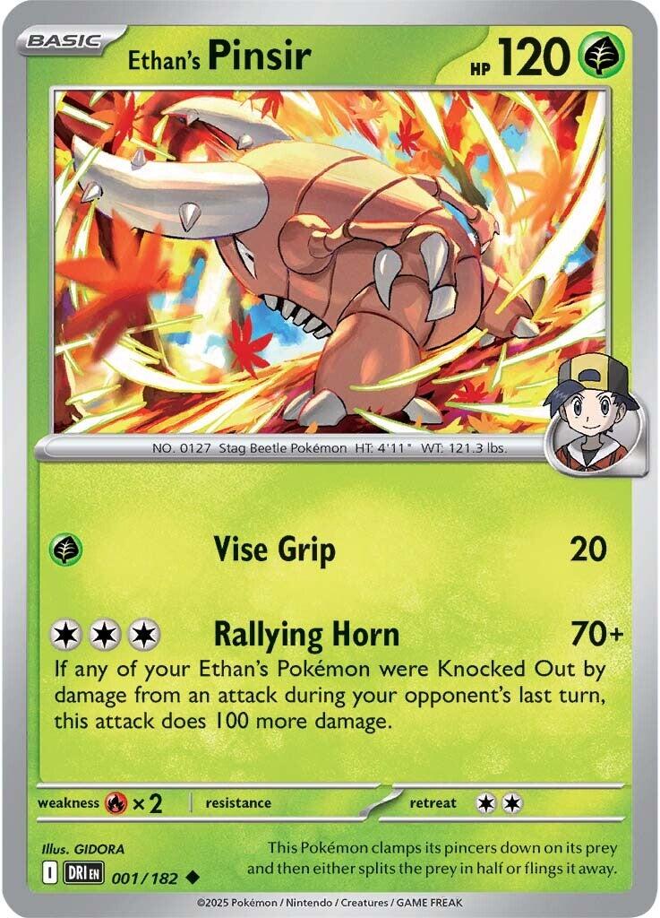 Ethan's Pinsir (001/182) [Scarlet & Violet: Destined Rivals] | Jomio and Rueliete's Cards and Comics