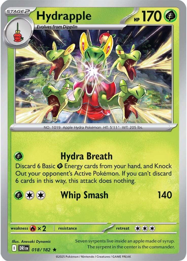 Hydrapple (018/182) [Scarlet & Violet: Destined Rivals] | Jomio and Rueliete's Cards and Comics
