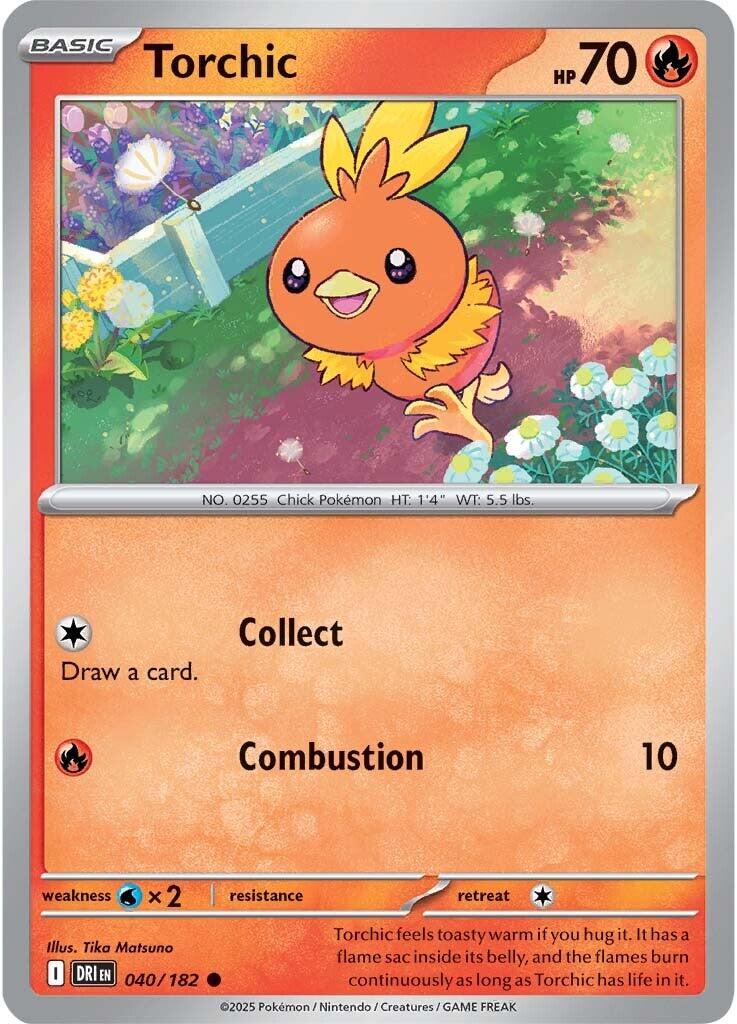 Torchic (040/182) [Scarlet & Violet: Destined Rivals] | Jomio and Rueliete's Cards and Comics