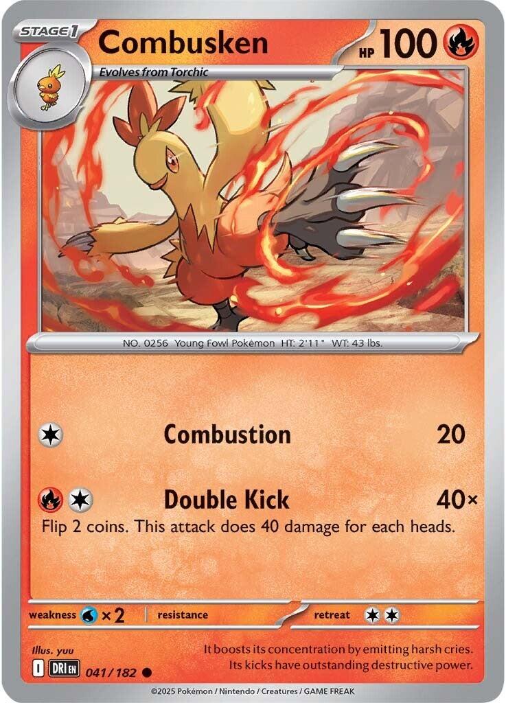 Combusken (041/182) [Scarlet & Violet: Destined Rivals] | Jomio and Rueliete's Cards and Comics