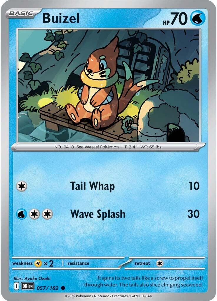 Buizel (057/182) [Scarlet & Violet: Destined Rivals] | Jomio and Rueliete's Cards and Comics