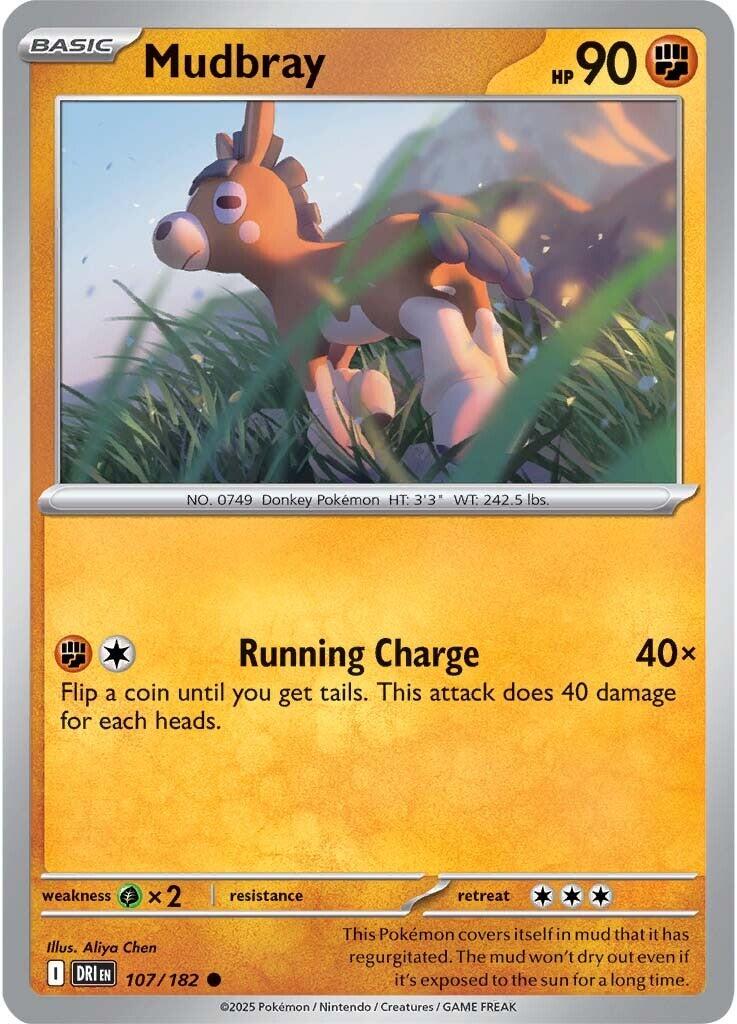 Mudbray (107/182) [Scarlet & Violet: Destined Rivals] | Jomio and Rueliete's Cards and Comics
