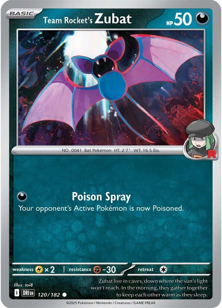 Team Rocket's Zubat (120/182) [Scarlet & Violet: Destined Rivals] | Jomio and Rueliete's Cards and Comics