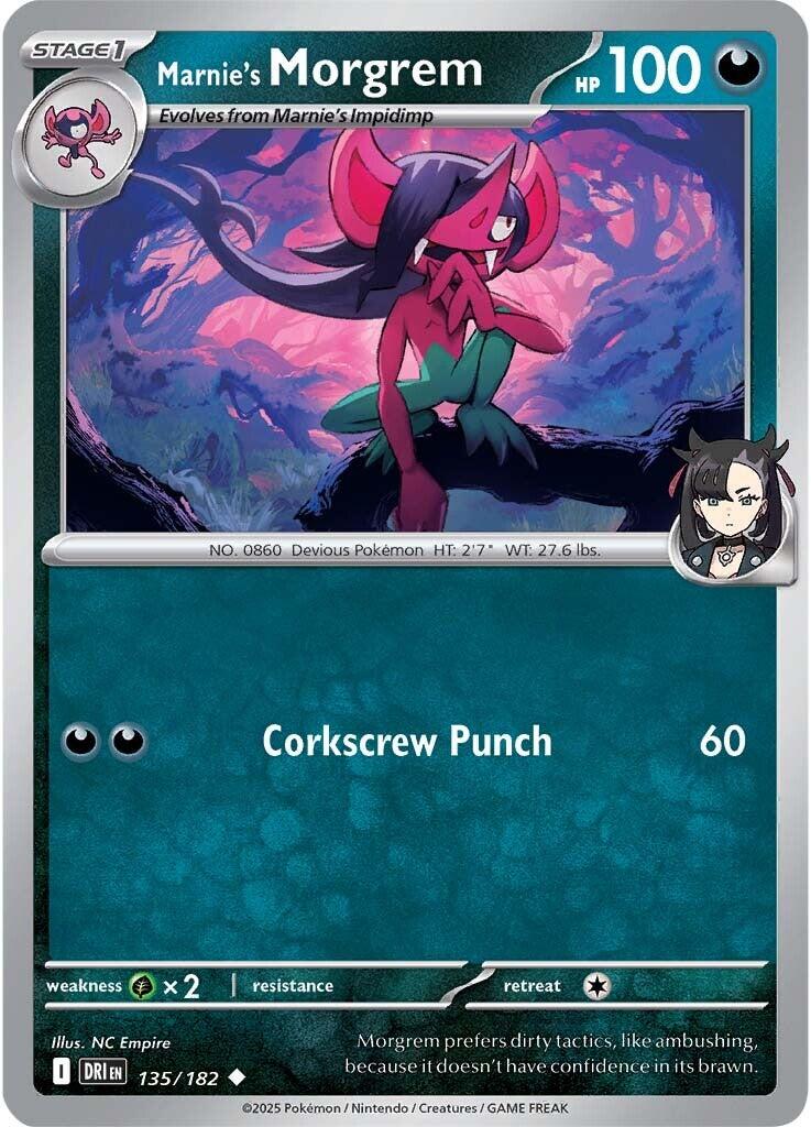 Marnie's Morgrem (135/182) [Scarlet & Violet: Destined Rivals] | Jomio and Rueliete's Cards and Comics