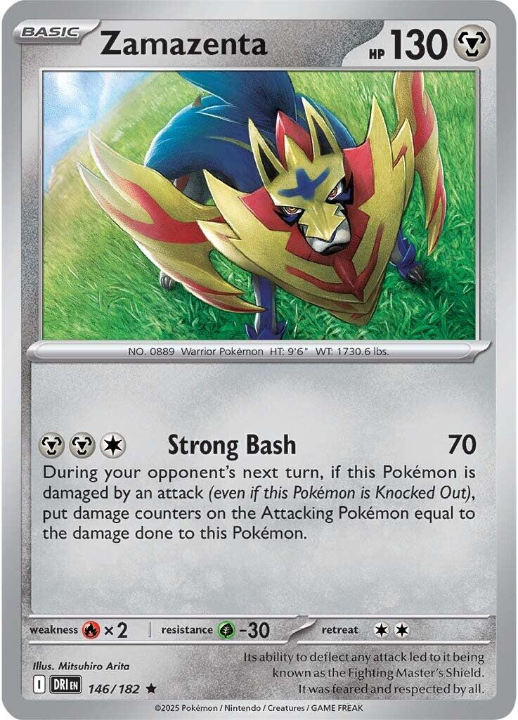 Zamazenta (146/182) [Scarlet & Violet: Destined Rivals] | Jomio and Rueliete's Cards and Comics