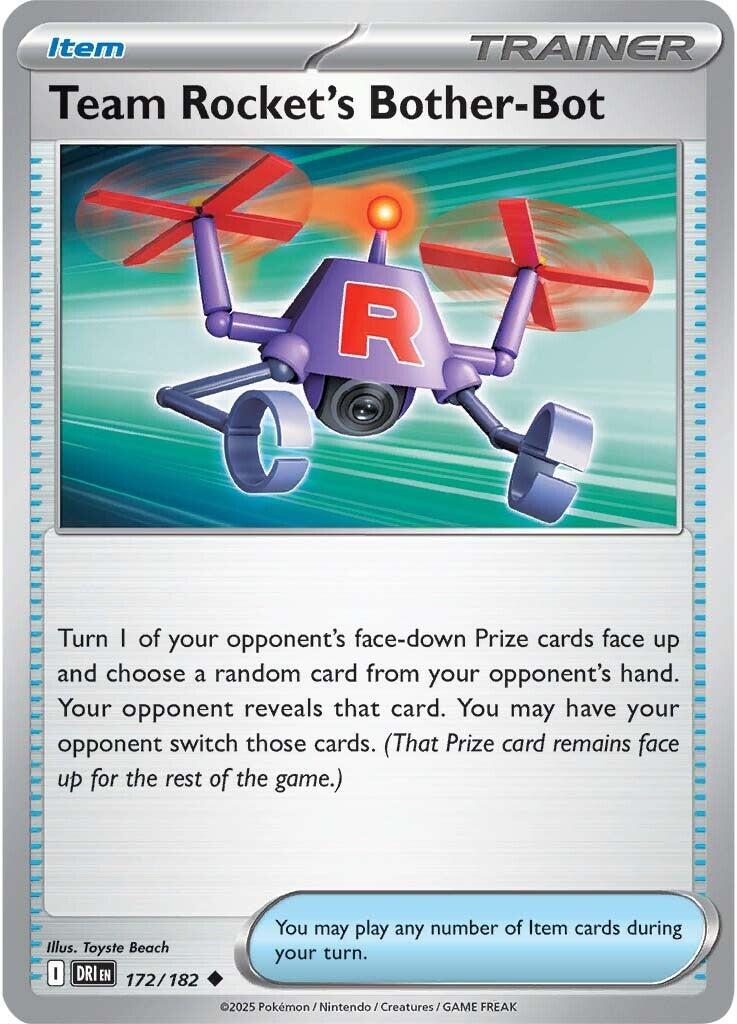 Team Rocket's Bother-Bot (172/182) [Scarlet & Violet: Destined Rivals] | Jomio and Rueliete's Cards and Comics
