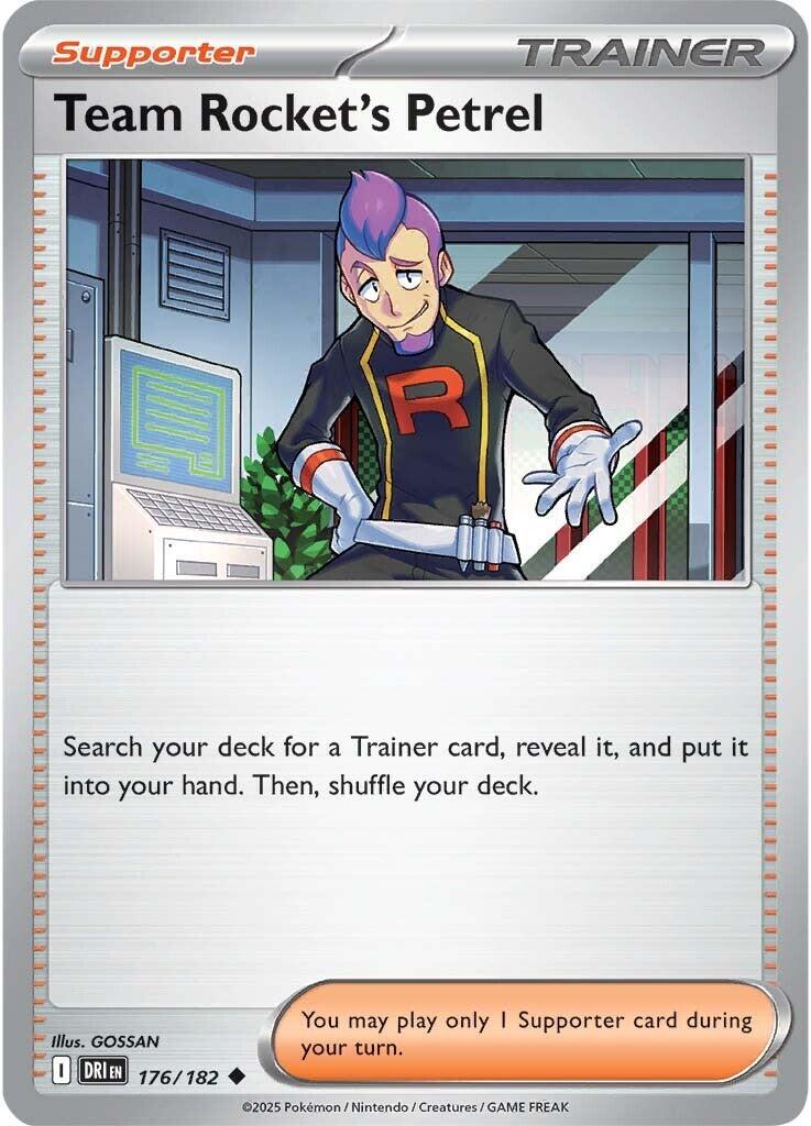 Team Rocket's Petrel (176/182) [Scarlet & Violet: Destined Rivals] | Jomio and Rueliete's Cards and Comics