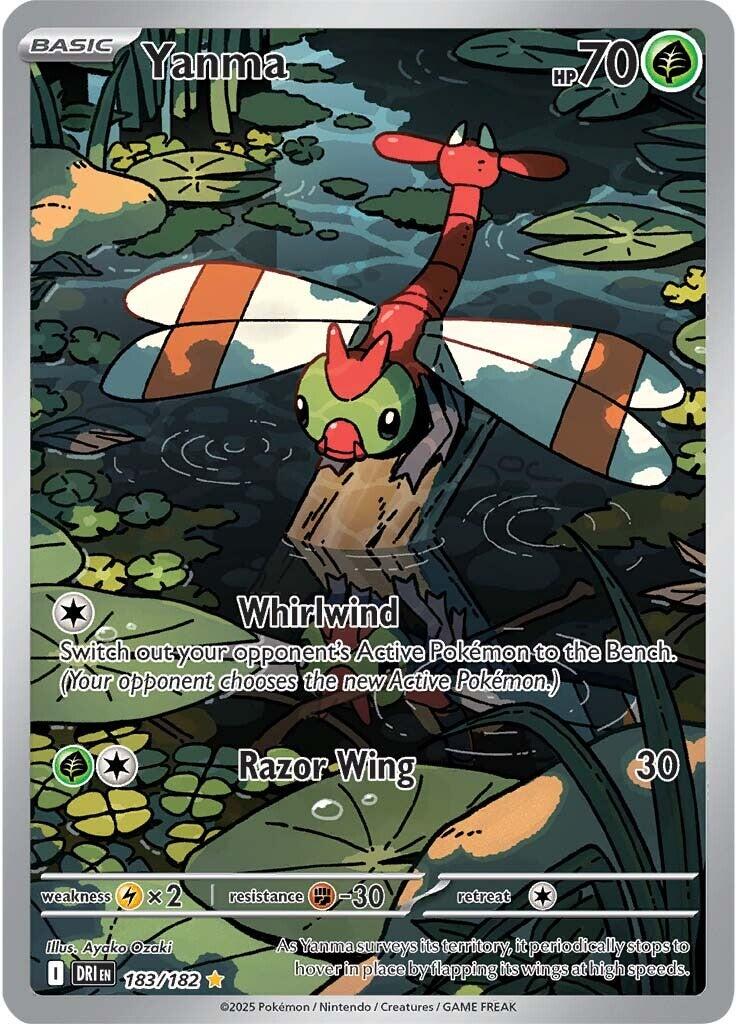 Yanma (183/182) [Scarlet & Violet: Destined Rivals] | Jomio and Rueliete's Cards and Comics