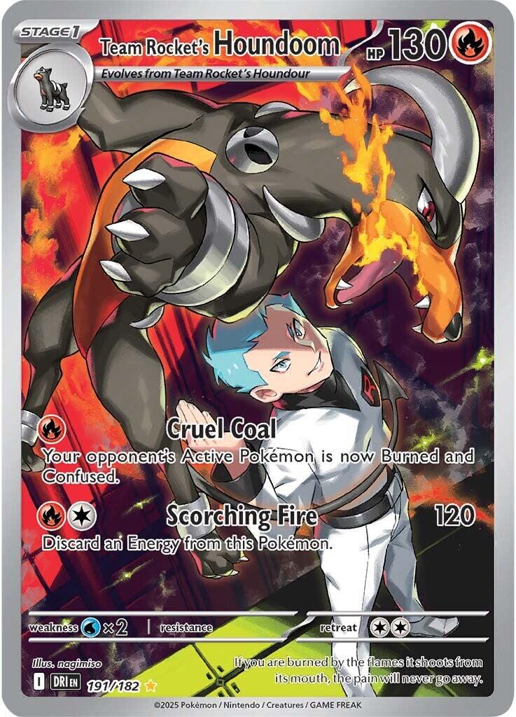 Team Rocket's Houndoom (191/182) [Scarlet & Violet: Destined Rivals] | Jomio and Rueliete's Cards and Comics