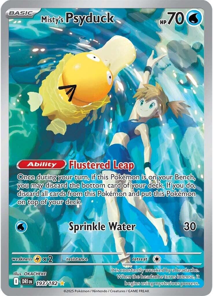 Misty's Psyduck (193/182) [Scarlet & Violet: Destined Rivals] | Jomio and Rueliete's Cards and Comics