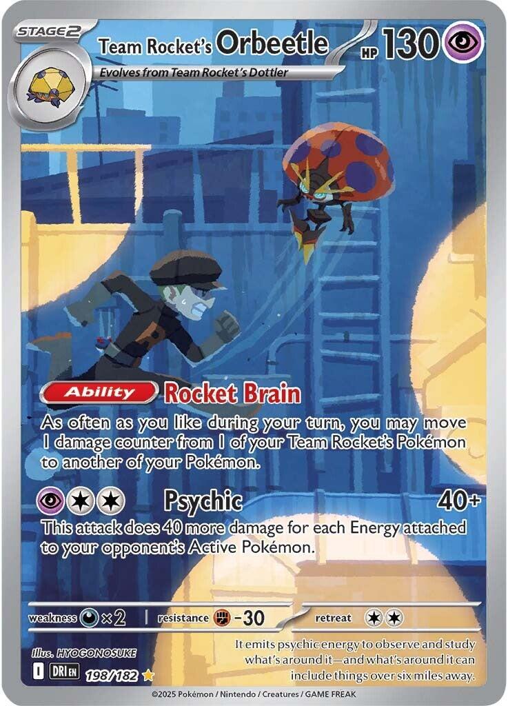 Team Rocket's Orbeetle (198/182) [Scarlet & Violet: Destined Rivals] | Jomio and Rueliete's Cards and Comics