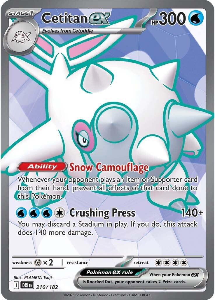 Cetitan ex (210/182) [Scarlet & Violet: Destined Rivals] | Jomio and Rueliete's Cards and Comics