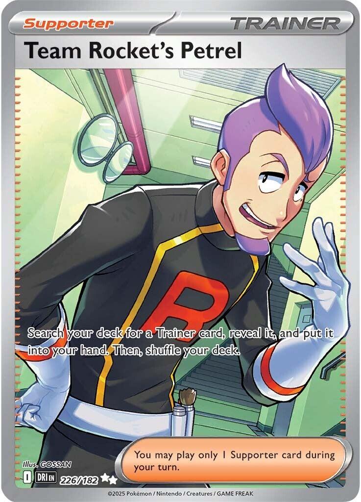 Team Rocket's Petrel (226/182) [Scarlet & Violet: Destined Rivals] | Jomio and Rueliete's Cards and Comics