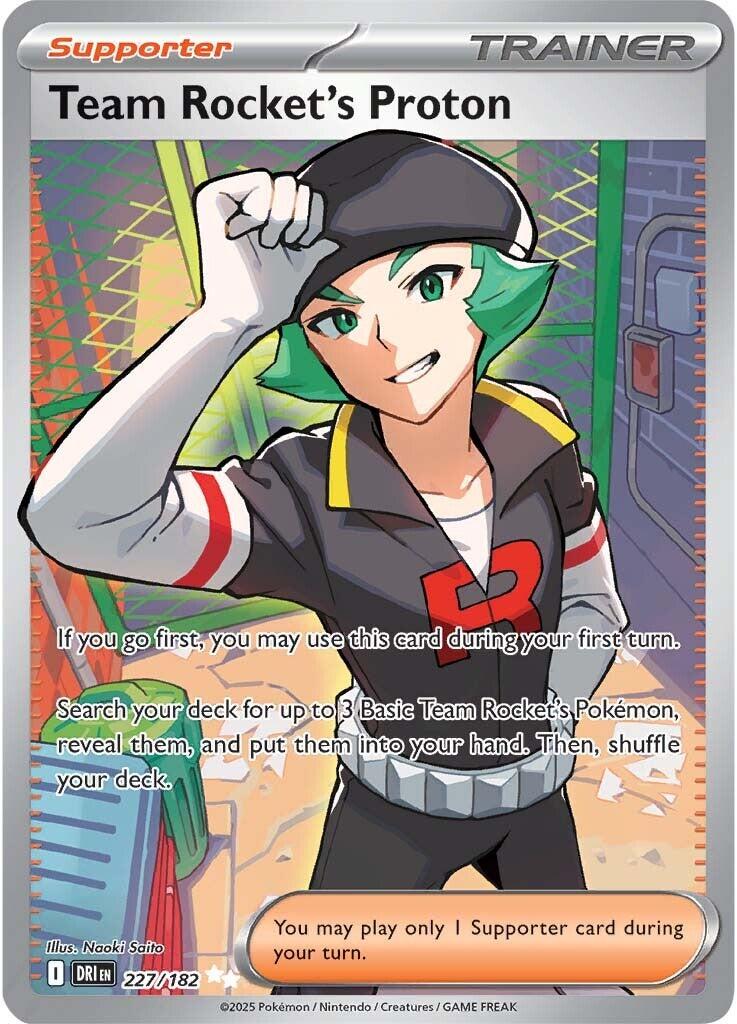 Team Rocket's Proton (227/182) [Scarlet & Violet: Destined Rivals] | Jomio and Rueliete's Cards and Comics